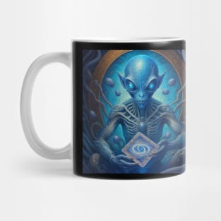 Blue Alien Mug